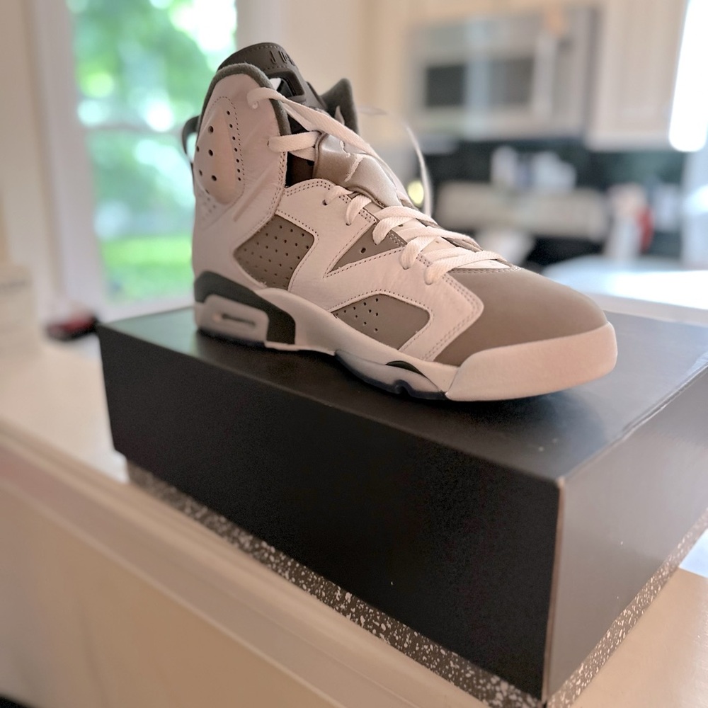 Nike Air Jordon 6 Retro white and gray